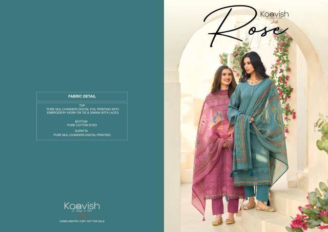 Kaavish rose Wholesale dress material suppliers in Mumbai